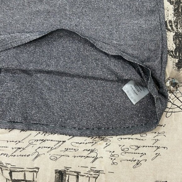 Betsey Johnson Gray Long Sleeve Crew Neck Sweater - Picture 5 of 11